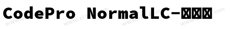 CodePro NormalLC字体转换